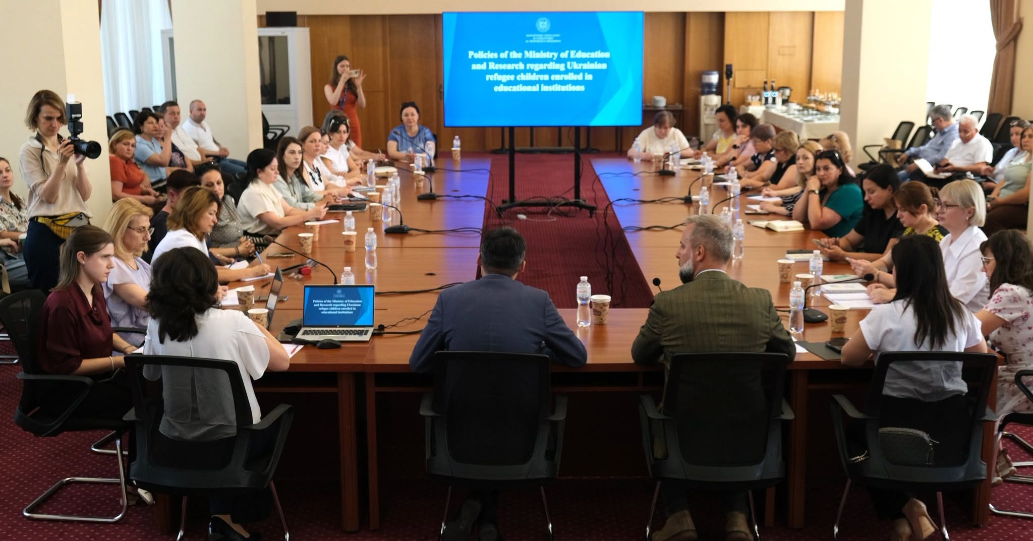 sesiune de informare pentru părinții copiilor refugiați din Ucraina