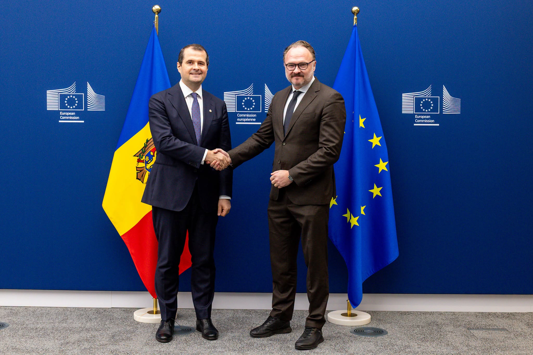 Premierul Vasile Tofan la o întâlnire oficială în Bruxelles